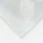 Cute Happy Snowman Fleece Deken (Hoek)