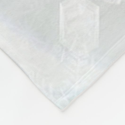 Cute Happy Snowman Fleece Deken (Hoek)