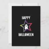 Cute Happy Spooky Ghost Halloween Costume Party Kaart (Achterkant)