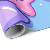 Cute Happy Stars Cadeaupapier (Rol Hoek)