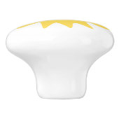 Cute Happy Sun cartoon - kwekerijdecor Keramische Knop (Zijkant)