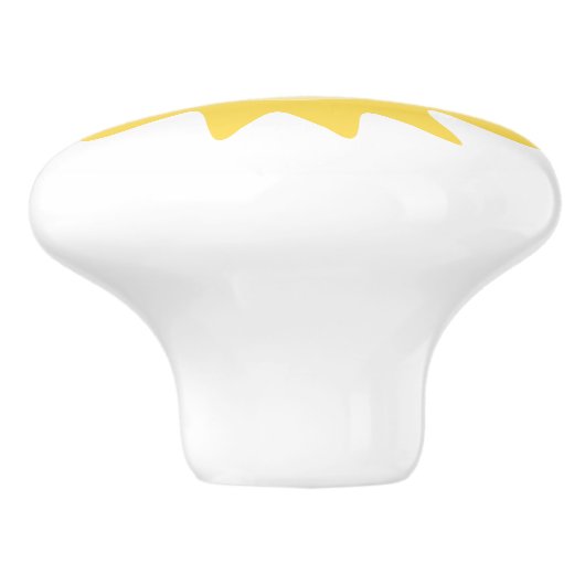 Cute Happy Sun cartoon - kwekerijdecor Keramische Knop (Zijkant)