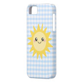 Cute Happy Sun Case-Mate iPhone Case (Achterkant Links)