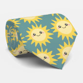 Cute Happy Sun Stropdas (Opgerold)