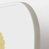 Cute happy sun wolwolk regenboog cartoon pickleball paddle (Links Detail)