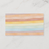 Cute Happy Sunshine Diaper Baby shower Raffle Informatiekaartje (Achterkant)