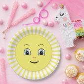 Cute Happy Sunshine Papieren Bordje (Feest)