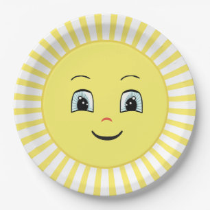 Cute Happy Sunshine Papieren Bordje