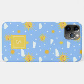 Cute Happy Sunshine Sky Pattern Case-Mate iPhone Case (Achterkant (horizontaal))