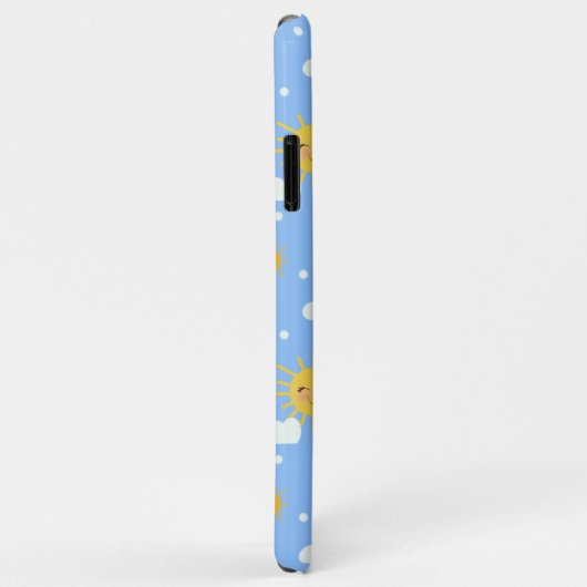 Cute Happy Sunshine Sky Pattern Case-Mate iPhone Case (Achterkant/rechts)