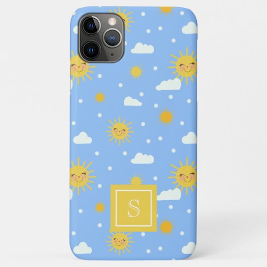 Cute Happy Sunshine Sky Pattern Case-Mate iPhone Case (Achterkant)
