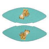 Cute happy tijgerkub cartoon american football (Panelen)