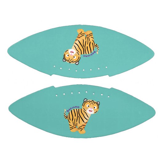 Cute happy tijgerkub cartoon american football (Panelen)