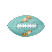 Cute happy tijgerkub cartoon american football (Voorkant)