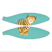 Cute happy tijgerkub cartoon basketbal (Panelen)