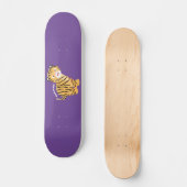 Cute happy tijgerkub cartoon persoonlijk skateboard (Voorkant)