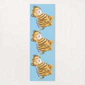 Cute happy tijgerkub cartoon yogamat (Achterkant)