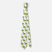 Cute happy tortoise in Santa hat Stropdas (Voorkant)