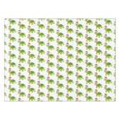 Cute happy tortoise in Santa hat Tafelkleed (Voorkant (Horizontaal))