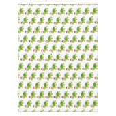 Cute happy tortoise in Santa hat Tafelkleed (Voorkant)