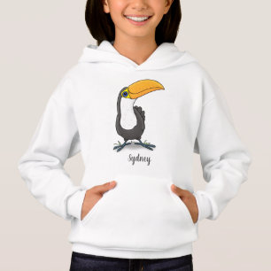 Cute happy toucan cartoon illustratie