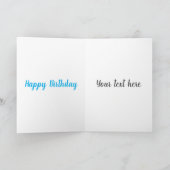 Cute happy toucan cartoon illustratie kaart (Binnen)