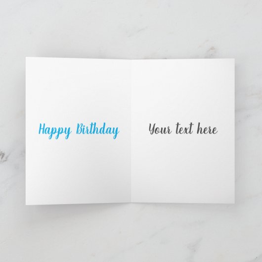 Cute happy toucan cartoon illustratie kaart (Binnen)