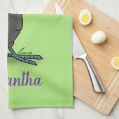 Cute happy toucan cartoon illustratie theedoek (Quarter Fold)