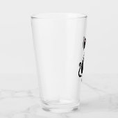 Cute Happy Tuxedo Cat Glas (Rechts)