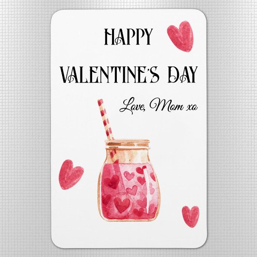 Cute Happy Valentines Day from Mom Flexible Magnet Magneet