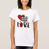 Cute Happy Valentine's Day Love T-shirt (Voorkant)