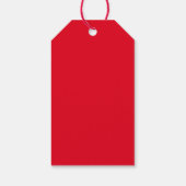 Cute Happy Valentine's Day Red Simple Cadeaulabel (Achterkant)