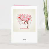 Cute Happy Valentines Day Text Design Feestdagen Kaart (Achterkant)
