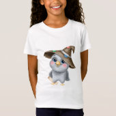 Cute happy wise owl t-shirt (Voorkant)