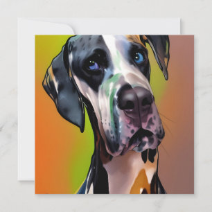 Cute Harlequin Great Dane