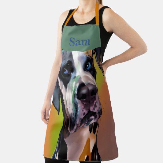 Cute Harlequin Great Dane Schort (Insitu)