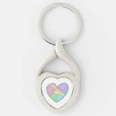 Cute hart sleutelhanger (Voorkant)