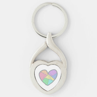 Cute hart sleutelhanger