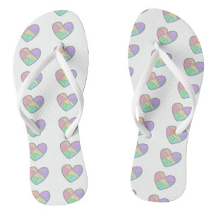 cute hart slippers teenslippers