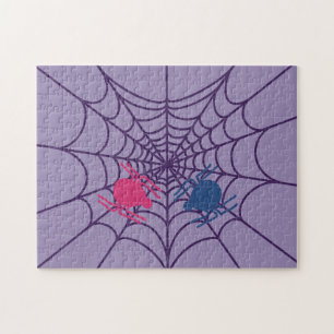 Cute Hart Spinnenweb Legpuzzel