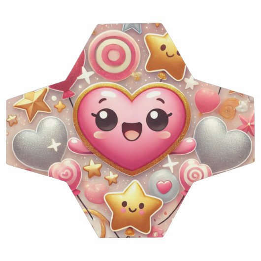 Cute hart voetbal (Enkel)