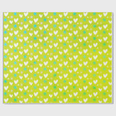 Cute hartbedrukt cadeaupapier (Vlak)