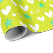 Cute hartbedrukt cadeaupapier (Rol Hoek)