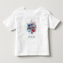 Cute Harten En Wassen In Waterverf T-Shirt