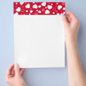 Cute harten flyer (Hand)