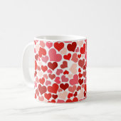 Cute Harten Koffiemok (Voorkant links)