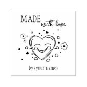Cute hartmade with Love Zelfinktende Stempel (Design)
