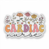Cute hartverpleegkundige sticker (Voorkant)