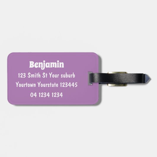 Cute hatching baby ostrich cartoon illustration bagagelabel (Achterkant horizontaal)