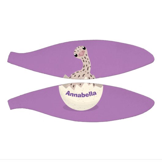 Cute hatching baby ostrich cartoon illustration basketbal (Panelen)